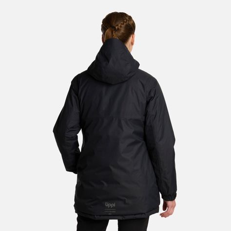 Chaqueta Mujer Gunther B-Dry Hoody Jacket Negro Lippi I25-2