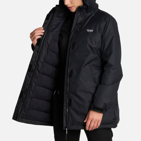 Chaqueta Mujer Gunther B-Dry Hoody Jacket Negro Lippi I25-5