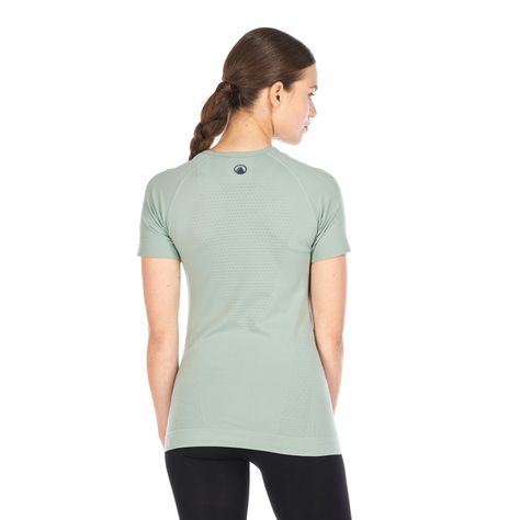 Primera Capa Mujer Skintec 1000 Seamless Short Sleeve Jade Lippi-5