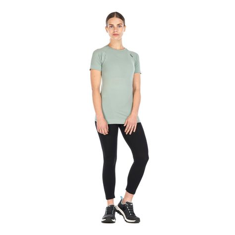 Primera Capa Mujer Skintec 1000 Seamless Short Sleeve Jade Lippi-8