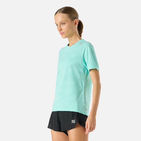 Polera Mujer Built To Move Pro T-Shirt Jade Vulcano-1