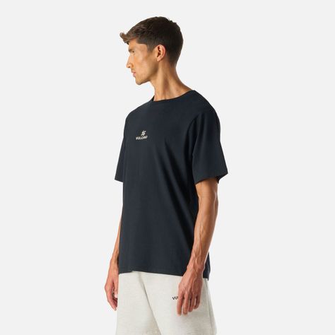 Polera Hombre Cool Down T-Shirt Negro Vulcano-1