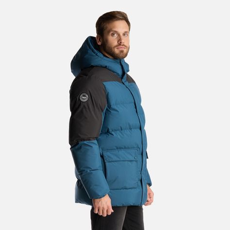 Chaqueta Hombre Long And Warm Steam Pro Hoody Jacket Petroleo Lippi-3