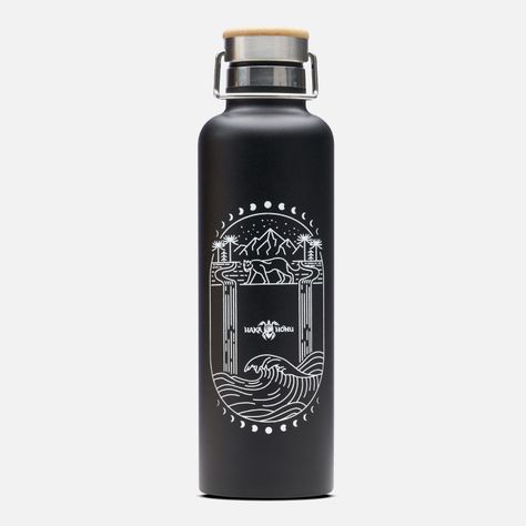 Botella Unisex Andiperla Negro Haka-Honu-0