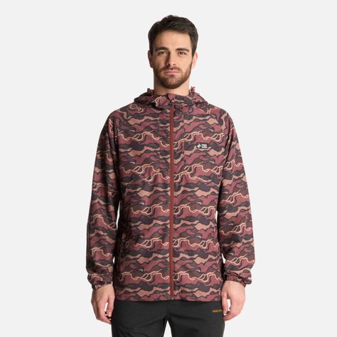 Chaqueta Hombre Aperrao Print Vino Haka Honu-0