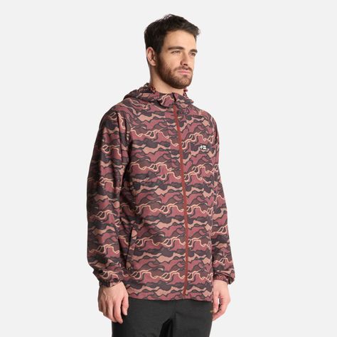 Chaqueta Hombre Aperrao Print Vino Haka Honu-1