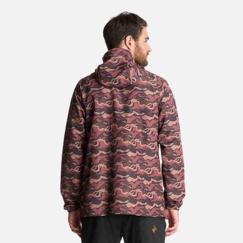 Chaqueta Hombre Aperrao Print Vino Haka Honu-2