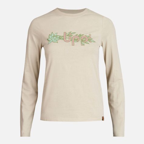 Polera Teen Girl Logo Lippi Long Sleeve T-Shirt Crema Lippi-0