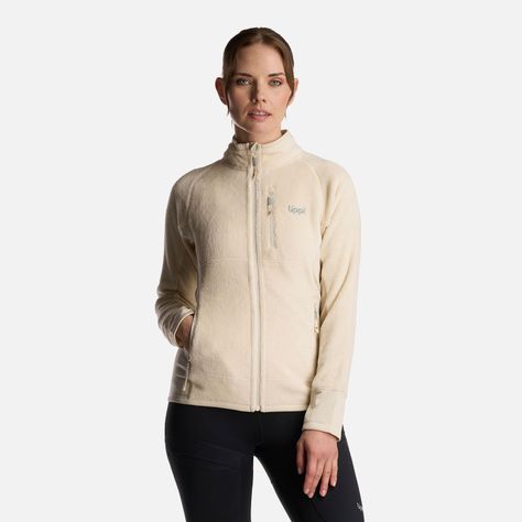 Chaqueta Mujer Numan Shaggy-Pro Jacket Crema Lippi-1