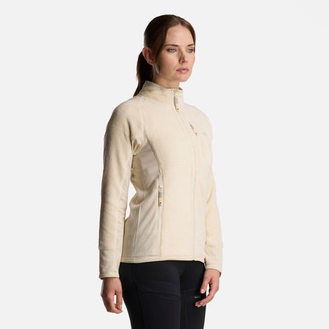 Chaqueta Mujer Numan Shaggy-Pro Jacket Crema Lippi-2