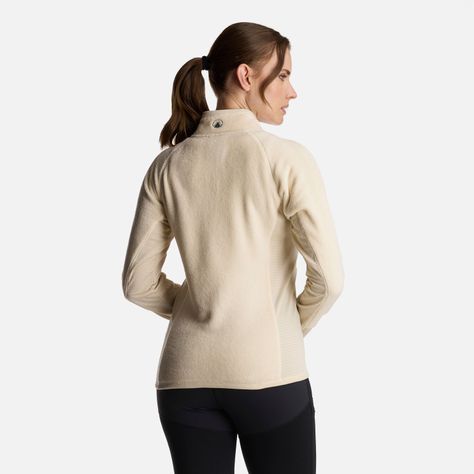 Chaqueta Mujer Numan Shaggy-Pro Jacket Crema Lippi-4