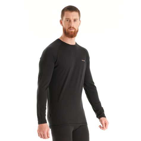 Primera Capa Hombre Carnero Top Negro Haka Honu I25-2
