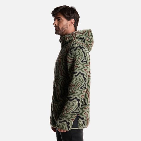 Poleron Hombre Calur-oso Print Verde Haka Honu-2