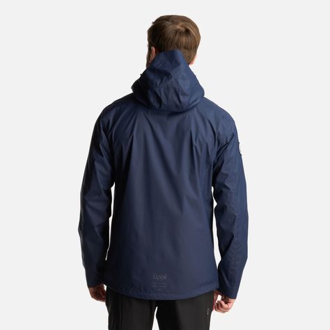Chaqueta Hombre Blizzard B-Dry Hoody Jacket Azul Marino Lippi I24-4