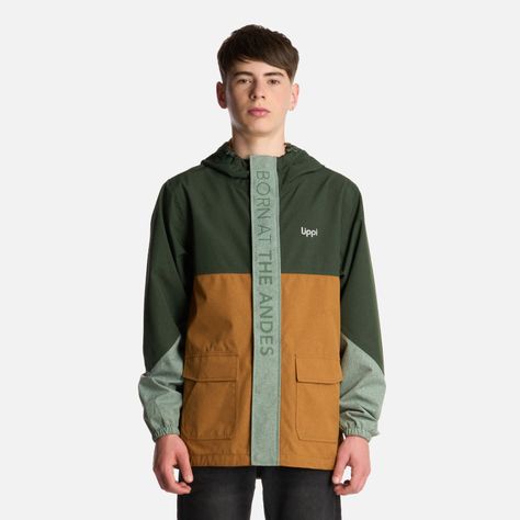 Chaqueta Teen Boy FirePlace B-Dry Jacket Verde Militar Lippi-0