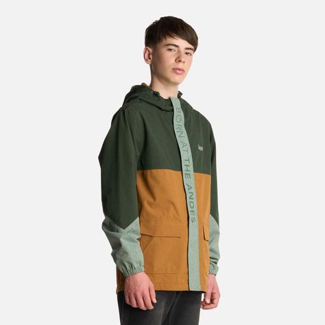 Chaqueta Teen Boy FirePlace B-Dry Jacket Verde Militar Lippi-1