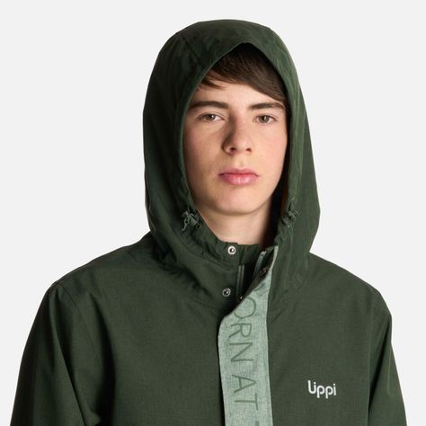 Chaqueta Teen Boy FirePlace B-Dry Jacket Verde Militar Lippi-3