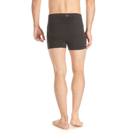 Ropa Interior Hombre Pack Skintec Seamless Boxer Negro y Gris Oscuro Lippi V22-5