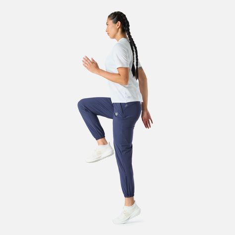 Pantalón Mujer Built To Move Pants Azul Marino Vulcano-7
