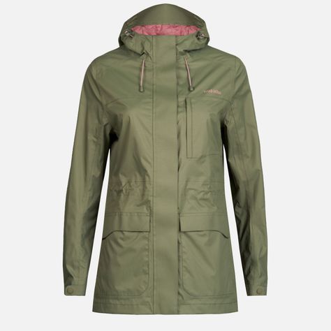 Chaqueta Mujer Kauai Verde Militar Haka Honu-1