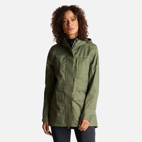 Chaqueta Mujer Kauai Verde Militar Haka Honu-2