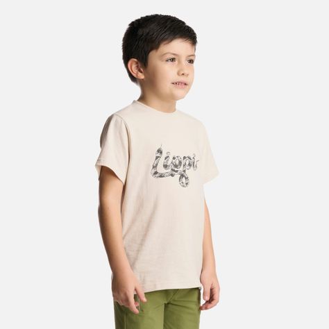 Polera Niño Logo Lippi T-Shirt Marfil Lippi-1