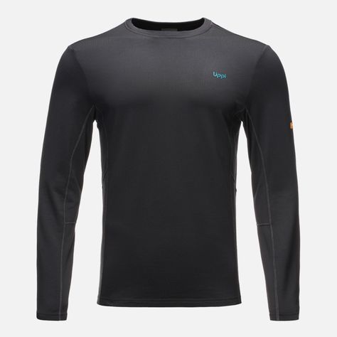 Primera Capa Hombre Skintec 2000 Warm Top Negro Lippi I23-0