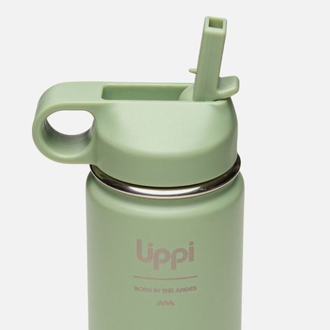 Botella Light Steel Sport Kids 350ml Verde Lippi-2
