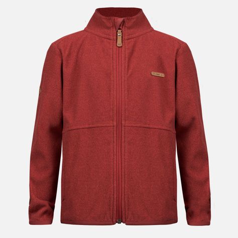 Poleron Niño Stripes Nano-F Full Zip Terracota Lippi I22-0