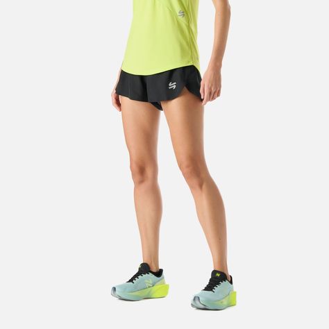 Shorts Mujer Built To Move 3" Shorts Negro Vulcano-1