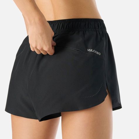 Shorts Mujer Built To Move 3" Shorts Negro Vulcano-5