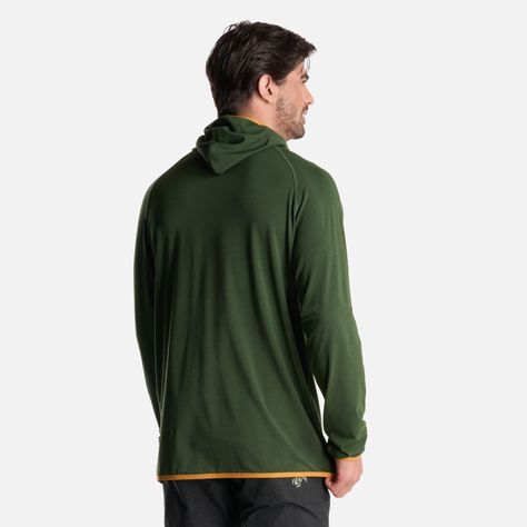 Poleron Hombre Taina Pro Verde Militar Haka Honu-4