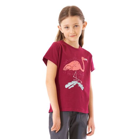 Polera Niña Country UV-Stop T-Shirt Frambuesa Lippi-2