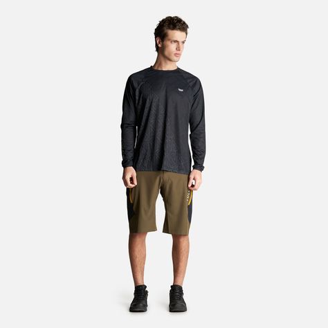 Short Hombre 4 Bike Short Oliva Oscuro Lippi-7