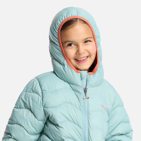 Chaqueta Niña Ultra Livianita Celeste Haka Honu-3