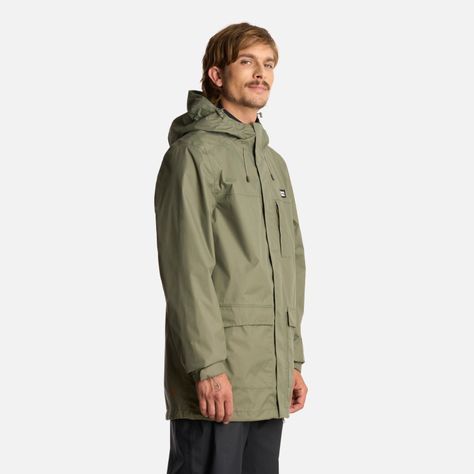 Chaqueta Hombre Kauai Verde Oliva Haka Honu I25-1