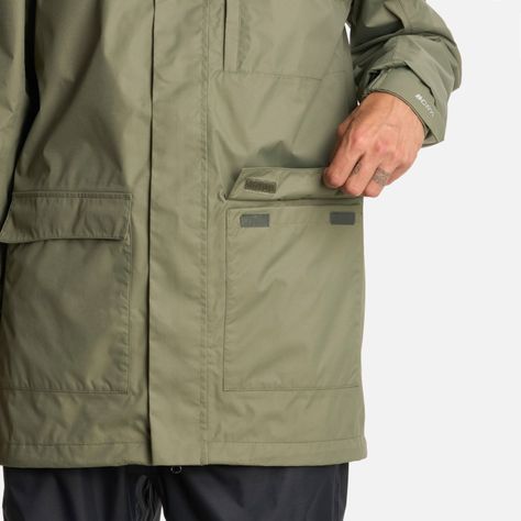 Chaqueta Hombre Kauai Verde Oliva Haka Honu I25-5