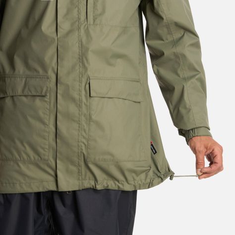 Chaqueta Hombre Kauai Verde Oliva Haka Honu I25-6