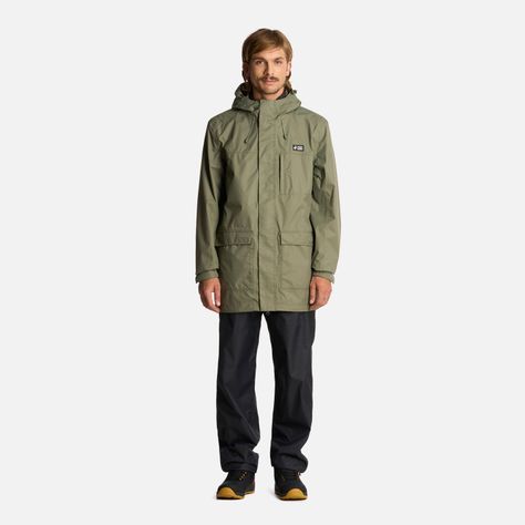 Chaqueta Hombre Kauai Verde Oliva Haka Honu I25-8