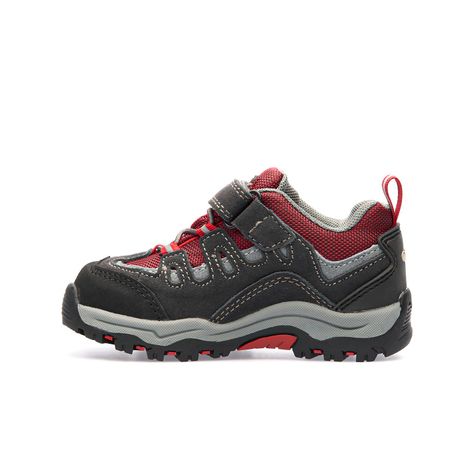 Zapato Niño Puelo CS Low Velcro Gris Rojo Lippi-1
