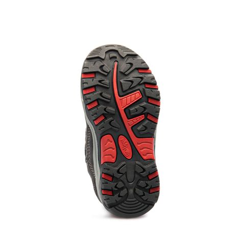 Zapato Niño Puelo CS Low Velcro Gris Rojo Lippi-4