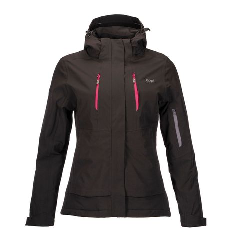 Chaqueta Mujer Andes B-Dry Hoody Jacket Negro Lippi I20-0