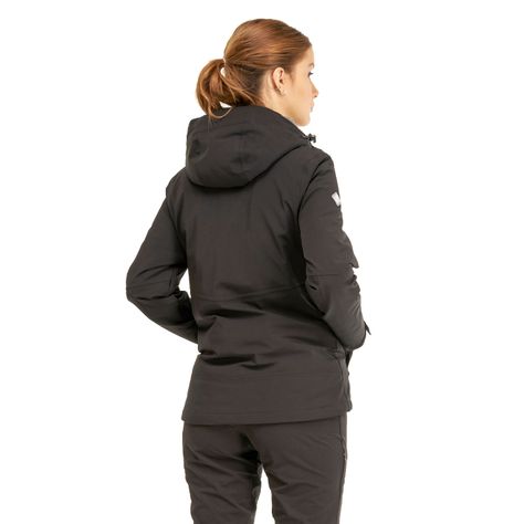 Chaqueta Mujer Andes B-Dry Hoody Jacket Negro Lippi I20-2