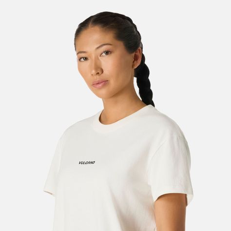 Polera Mujer Cool Down T-Shirt Blanco Vulcano-4