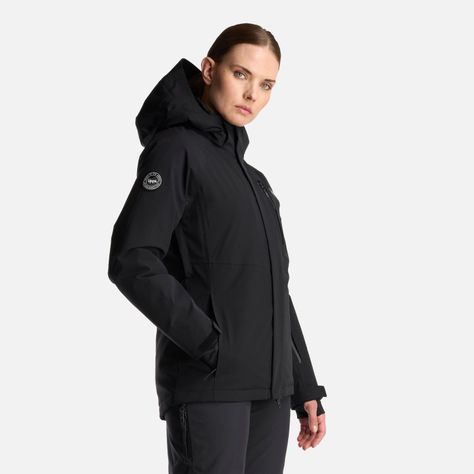 Chaqueta Mujer Andes B-Dry Hoody Jacket Negro Lippi I24-2