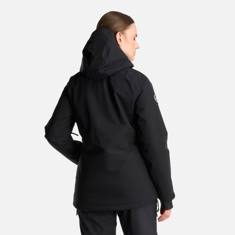 Chaqueta Mujer Andes B-Dry Hoody Jacket Negro Lippi I24-4