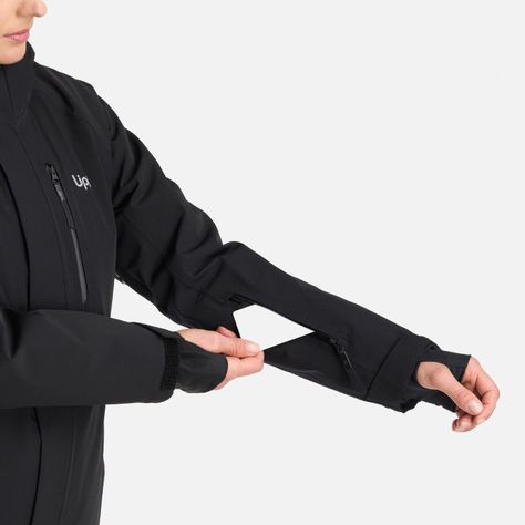 Chaqueta Mujer Andes B-Dry Hoody Jacket Negro Lippi I24-9