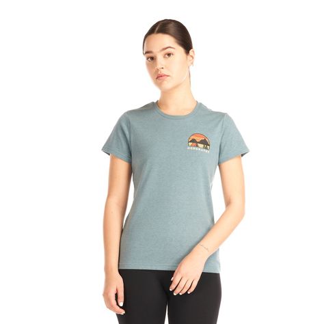 Polera Mujer Liquen Azul Melange Geography-1