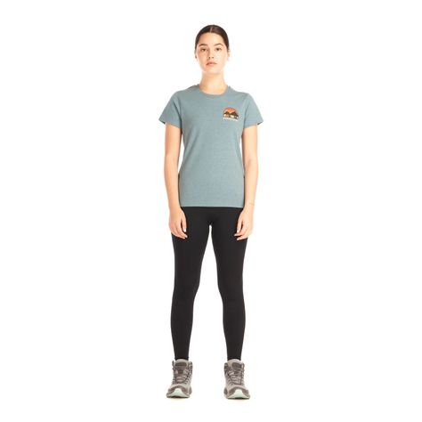 Polera Mujer Liquen Azul Melange Geography-3