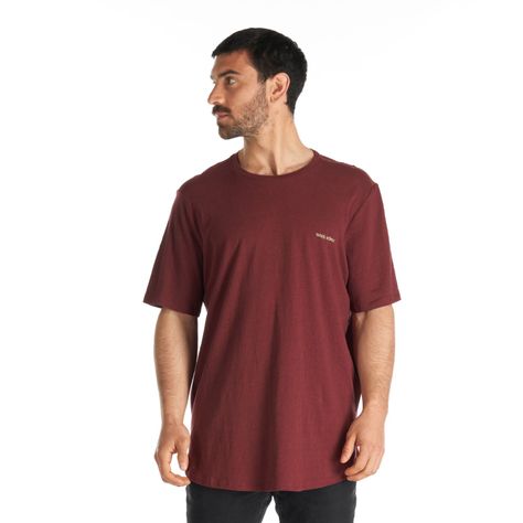 Polera Hombre Natural Burdeo Haka Honu V22-1